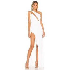 Katie May X REVOLVE A Cut Above Gown in Ivory Small $295